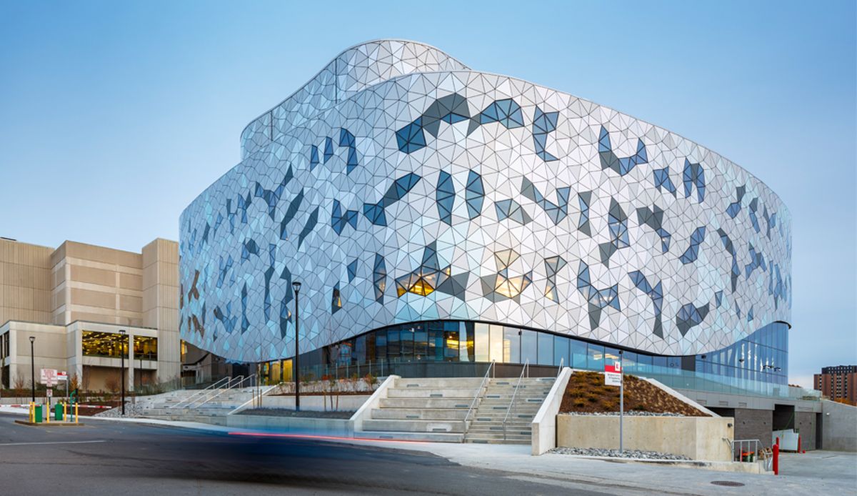 Modern Exterior Cladding Bergeron Centre