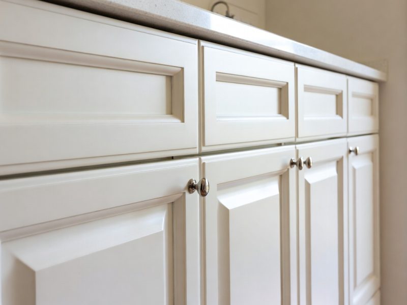 MDF composite wood material in interior cabinetry and trim applications